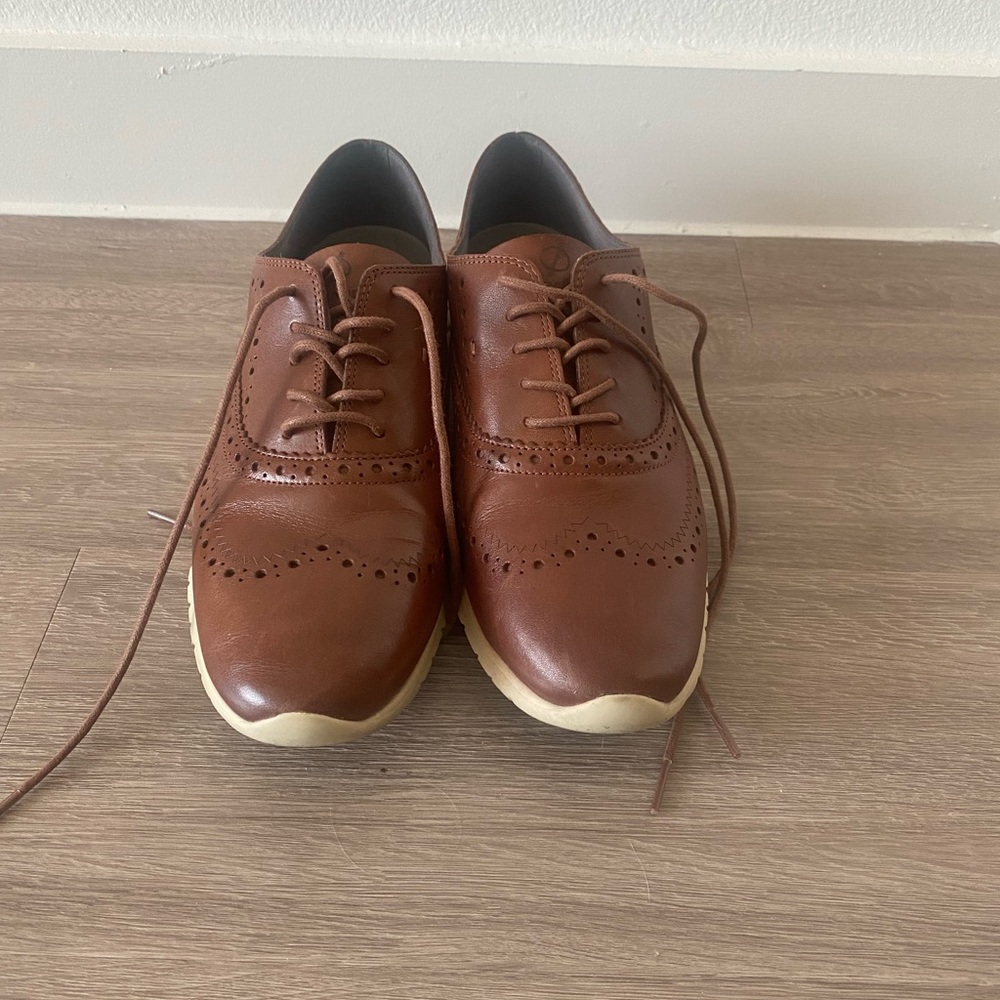 Cole Haan Zero Gravity Brown Leather Shoes